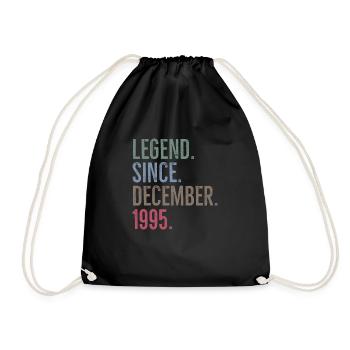 Légende depuis décembre 1995 - Sac de sport léger - noir - Devant