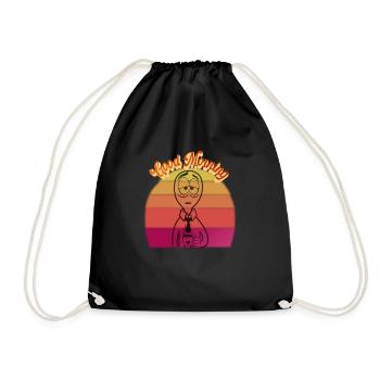 Bonjour? Morgenmuffel, j’adore mon travail T-Shirt - Sac de sport léger - noir - Devant