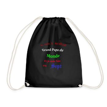 Le meilleur Grand Papa du monde - Sac de sport léger - noir - Devant
