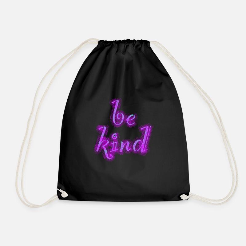 be kind retro - Turnbeutel - Schwarz