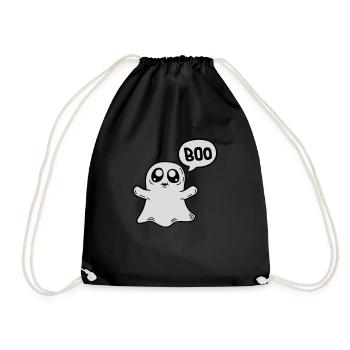 Little sweet boo ghost - Drawstring Bag - black - Front