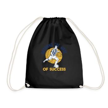 Catching The Wave Of Success Cool Football Designs - Drawstring Bag - black - Front