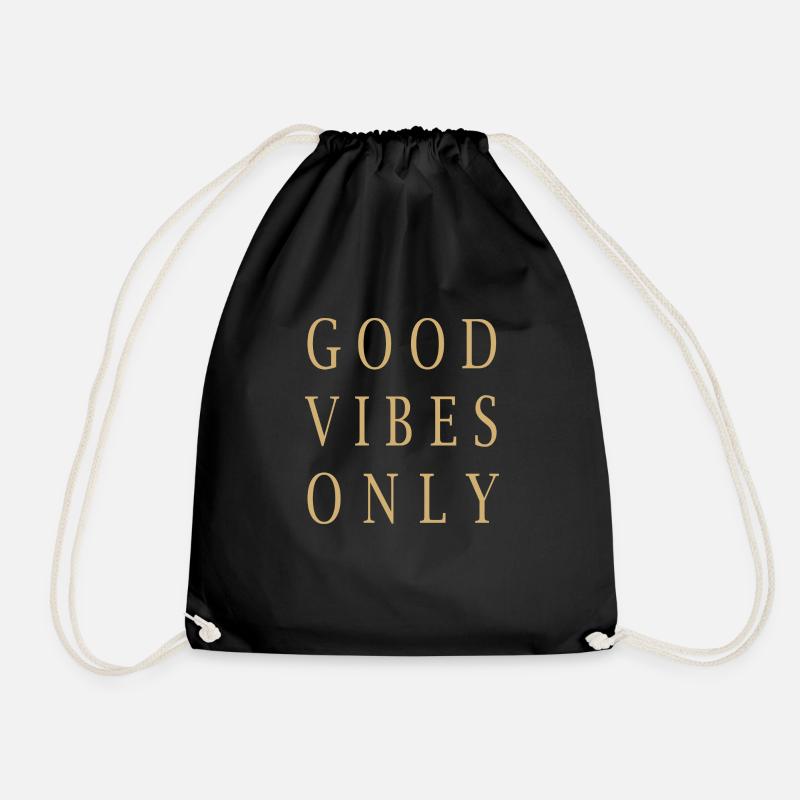 GOOD VIBES ONLY - Turnbeutel - Schwarz