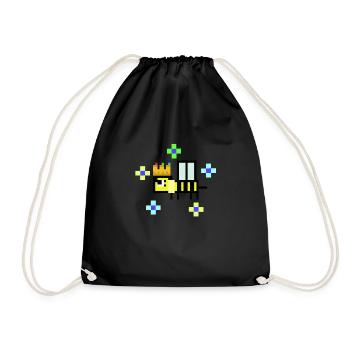 Queen Bee - Drawstring Bag - black - Front