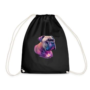 Cane Corso - Drawstring Bag - black - Front