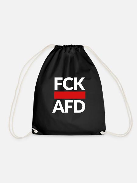 FCK AFD - Turnbeutel - Schwarz