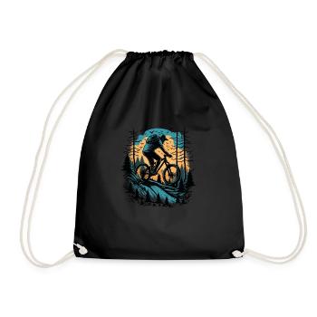 Celui qui freine perd - Mountainbike Bike VTT Biker - Sac de sport léger - noir - Devant
