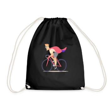 König der Mountainbike-Bekleidung King Robe - Turnbeutel - Schwarz - Vorne