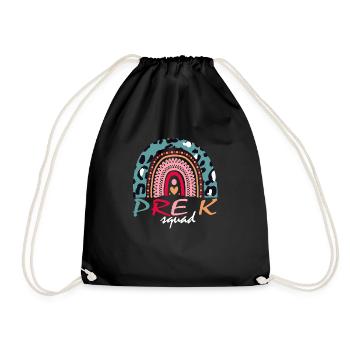 Cadeau de l’escouade pré K - Sac de sport léger - noir - Devant
