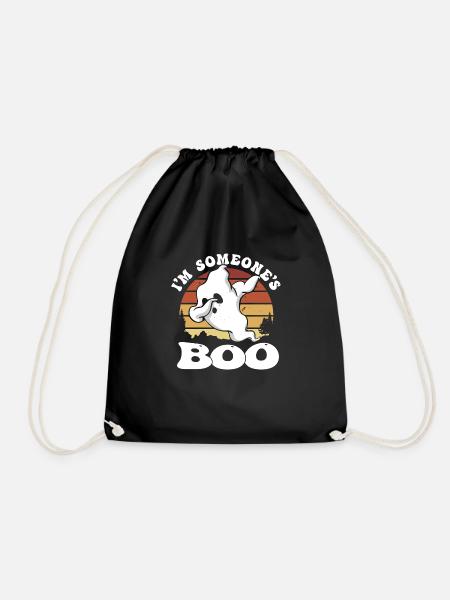 Lustiges Halloween Ghost Shirt - I'm Someone's Boo - Turnbeutel - Schwarz