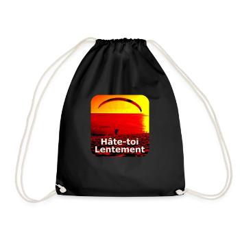 Hâte toi lentement - Sac de sport léger - noir - Devant