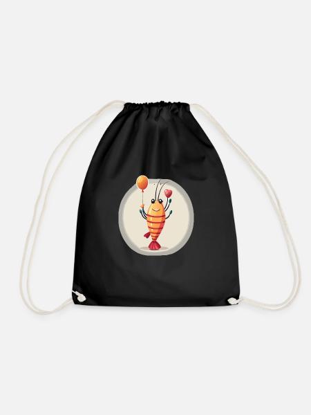 crevette - Sac de sport léger - noir