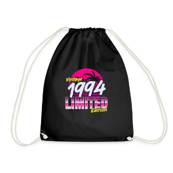 Birthday 1994 30th Birthday Men and Women - Drawstring Bag - black - Front