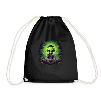 Cadeau extraterrestre Gamer Gamer, Créature extraterrestre - Sac de sport léger - noir - Devant