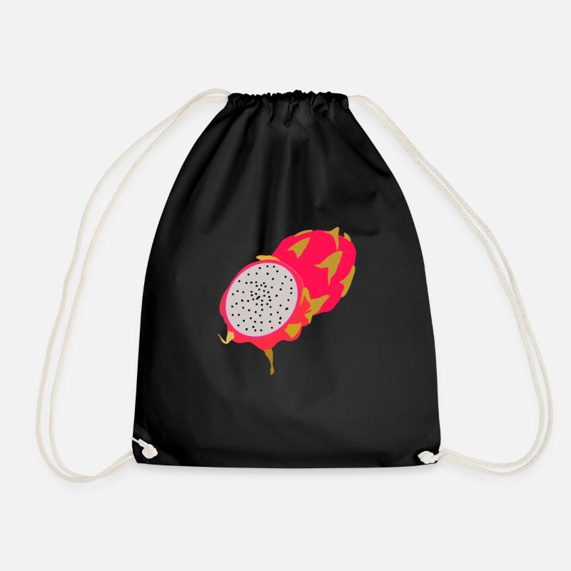 Pitaya - Drawstring Bag - black