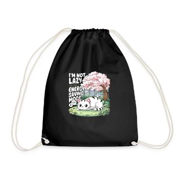 Je ne suis pas paresseux, je suis juste sur l’économie d’énergie - Sac de sport léger - noir - Devant