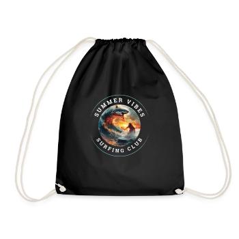 Sports nautiques Surfer Shark - Sac de sport léger - noir - Devant