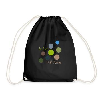 Toutes les couleurs - amoureux de la nature - Sac de sport léger - noir - Devant