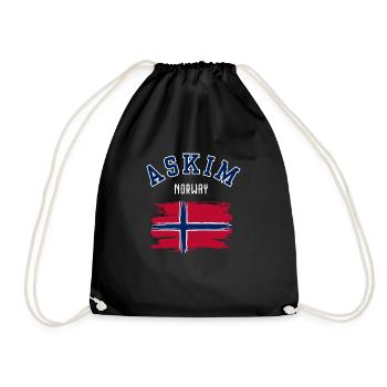 Askim Norvège - Sac de sport léger - noir - Devant