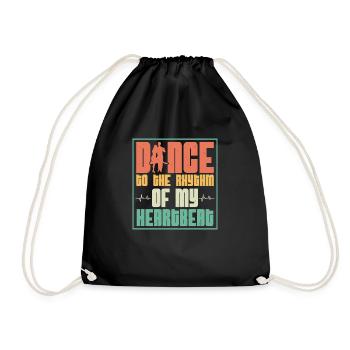 Danser au rythme de mon rythme de musique latine ta - Sac de sport léger - noir - Devant
