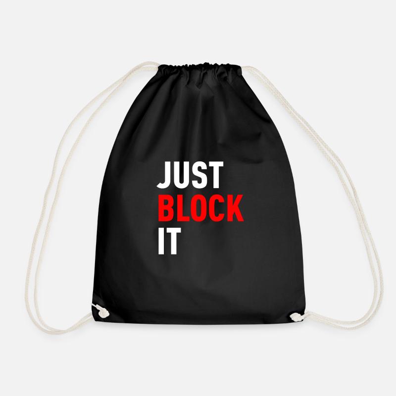 il suffit de le bloquer - Sac de sport léger - noir