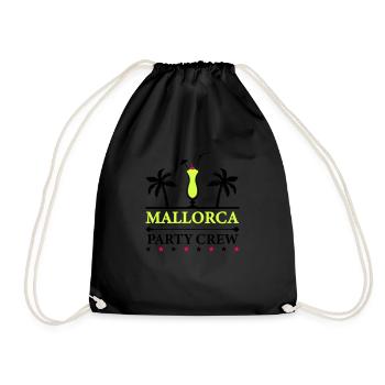 Mallorca Party Crew - Drawstring Bag - black - Front