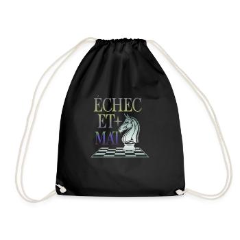 Echec et Mat - Sac de sport léger - noir - Devant
