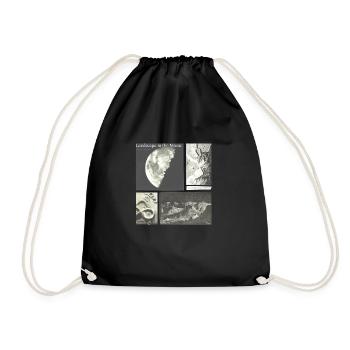 Landscape in the Moon - Drawstring Bag - black - Front