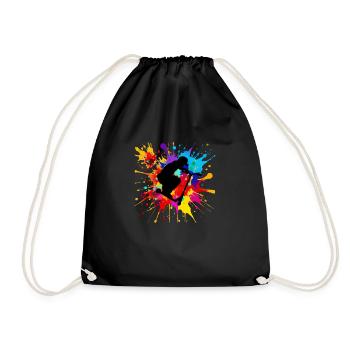 Cascade en scooter - Sac de sport léger - noir - Devant