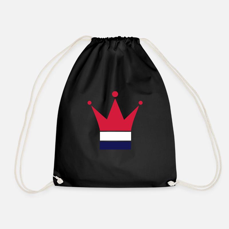Niederlande - Turnbeutel - Schwarz