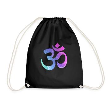 yoga om 4 - Turnbeutel - Schwarz - Vorne