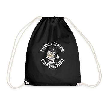 I'm a Sheepdog - Noir - Sac de sport léger - noir - Devant