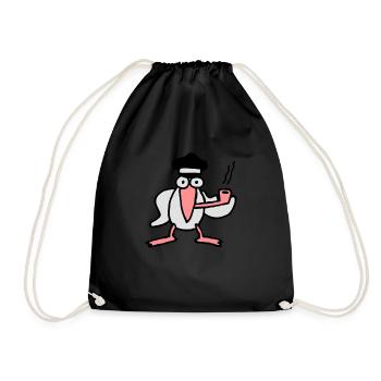 kapitan_mowe - Sac de sport léger - noir - Devant
