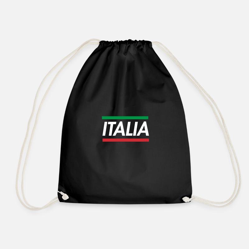 Italia - Turnbeutel - Schwarz