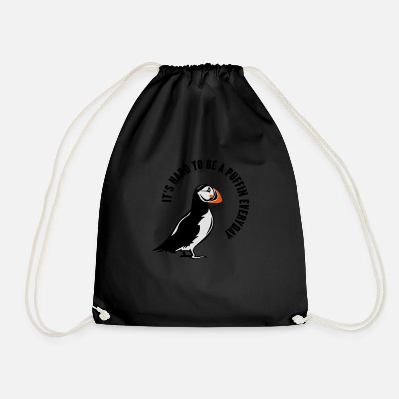 MACAREUX - Sac de sport léger - noir