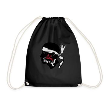 CORSE - CORSICA LIBRA - Sac de sport léger - noir - Devant