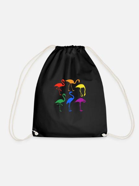 Lgbt Flamingo - Sac de sport léger - noir