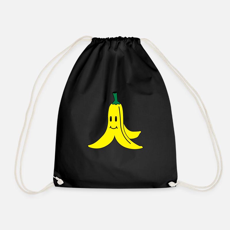 Banana - Drawstring Bag - black
