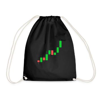 Trading View - Turnbeutel - Schwarz - Vorne