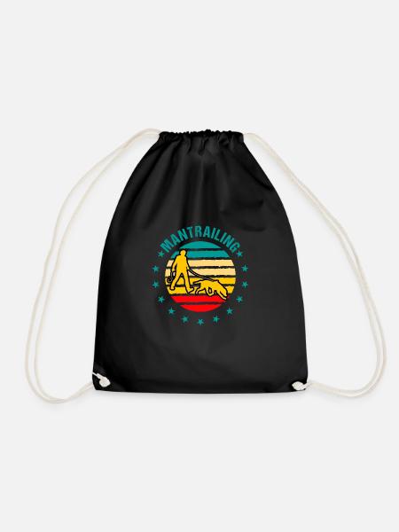 Mantrailing STARS by The Manzanita ́s - Drawstring Bag - black