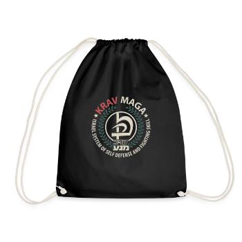 Krav Maga Armoiries Juive Hanoukka Israël Étoile de David - Sac de sport léger - noir - Devant
