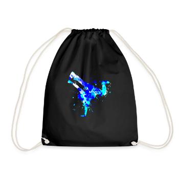 Breakdance Hip Hop Garçons Filles Hiphop Bboy Bre - Sac de sport léger - noir - Devant