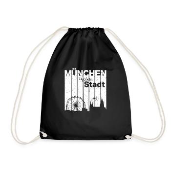 Munich - Ma ville - Sac de sport léger - noir - Devant