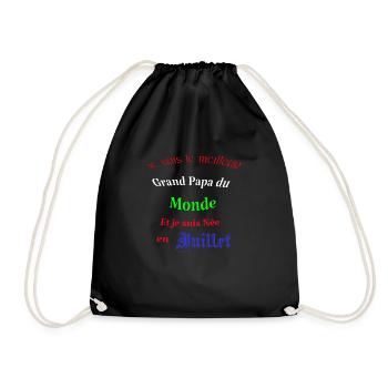 Le meilleur Grand Papa du monde - Sac de sport léger - noir - Devant