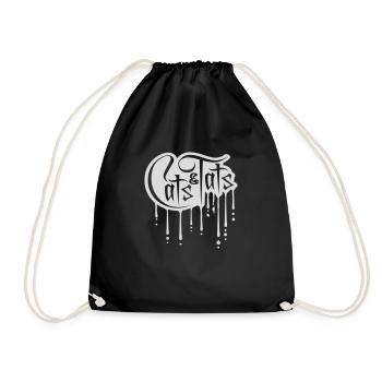 Citation de chats et de tats - Sac de sport léger - noir - Devant