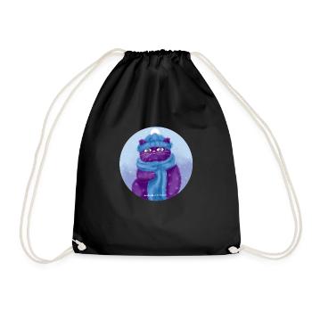 Bonnet de chat - Sac de sport léger - noir - Devant