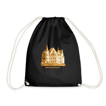 Dattenberg Castle Linz Rhineland-Palatinate - Drawstring Bag - black - Front