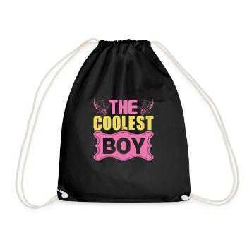 DER COOLSTE JUNGE - Turnbeutel - Schwarz - Vorne