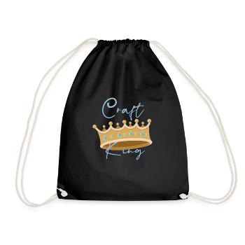 King - Drawstring Bag - black - Front