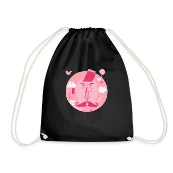 Mizo the gangster - Drawstring Bag - black - Front